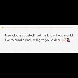 New clothes are posted!! Let’s make a deal!!